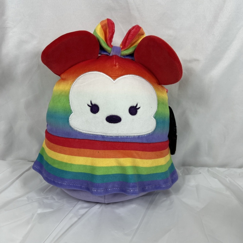 Disney Pride Squishmallow‎ Rainbow Minnie Stuffed Plush